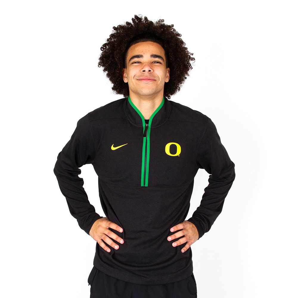 Classic Oregon O, Nike, Black, Pullover, Performance/Dri-FIT, Men, Basketball, Piping, Victory, Pullover, Sweatshirt, 945439